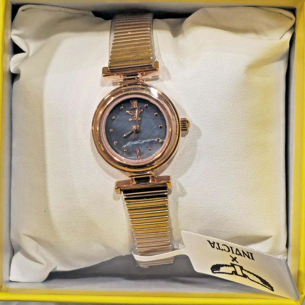 69079 Invicta Celestial I by Invicta Watch 24mm, Rose Gold, Charcoal Dial